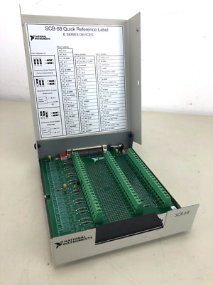 NI National Instruments SCB-68 Shielded I/O Connector Block for 68 PIN DAQ
