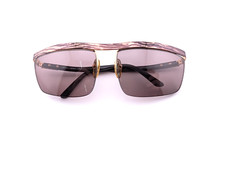 Genny Eyeglasses, Frames Only, 538-S 5044 Gold/Black, ..-..-130, Metal, Italy