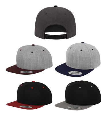 Flexfit Classic Snapback High Profile 6 Two Tone Panel Baseballmütze Kappe