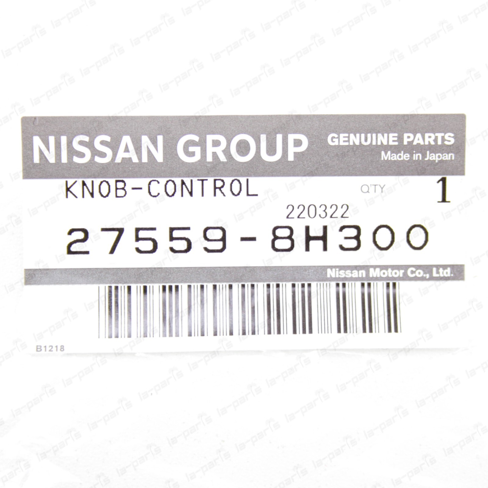 NEW GENUINE NISSAN XTRAIL T30 CONTROL KNOB 275598H300 eBay