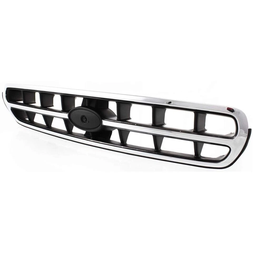 New Front Grille Chrome Shell with  Black Insert Fits 2000-2002 Subaru Outback Foto 3 de 4