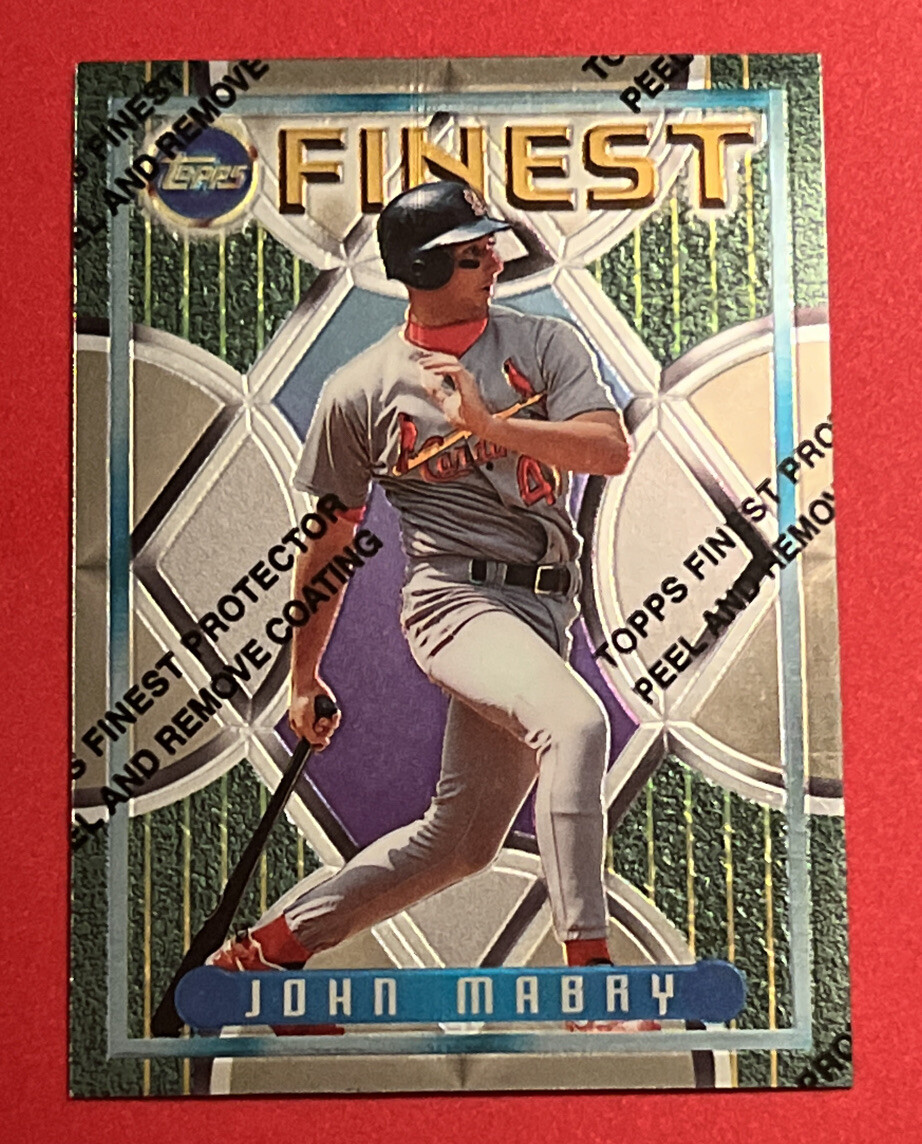 1995 Finest  John Mabry  #303 Baseball Card