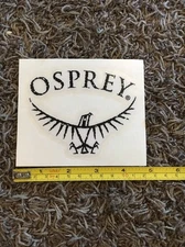 Osprey Sticker Decal Black 5"