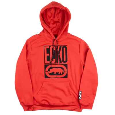 MARC ECKO ecko unltd Men s Fleece Pullover Hoodie Sweatshirt True RED NWT
