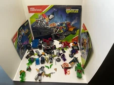 Mega Construx Teenage Mutant Ninja Turtles - lot of pieces, figures and manuals