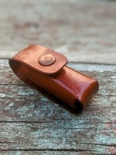 Funda de cuero para bolso de mano con lazo para cinturón para cuchillo Victorinox Delemont Nail Clip 580