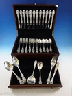 Grand Victorian by Wallace Sterling Silver Flatware Set For 12 Service 54 Pieces