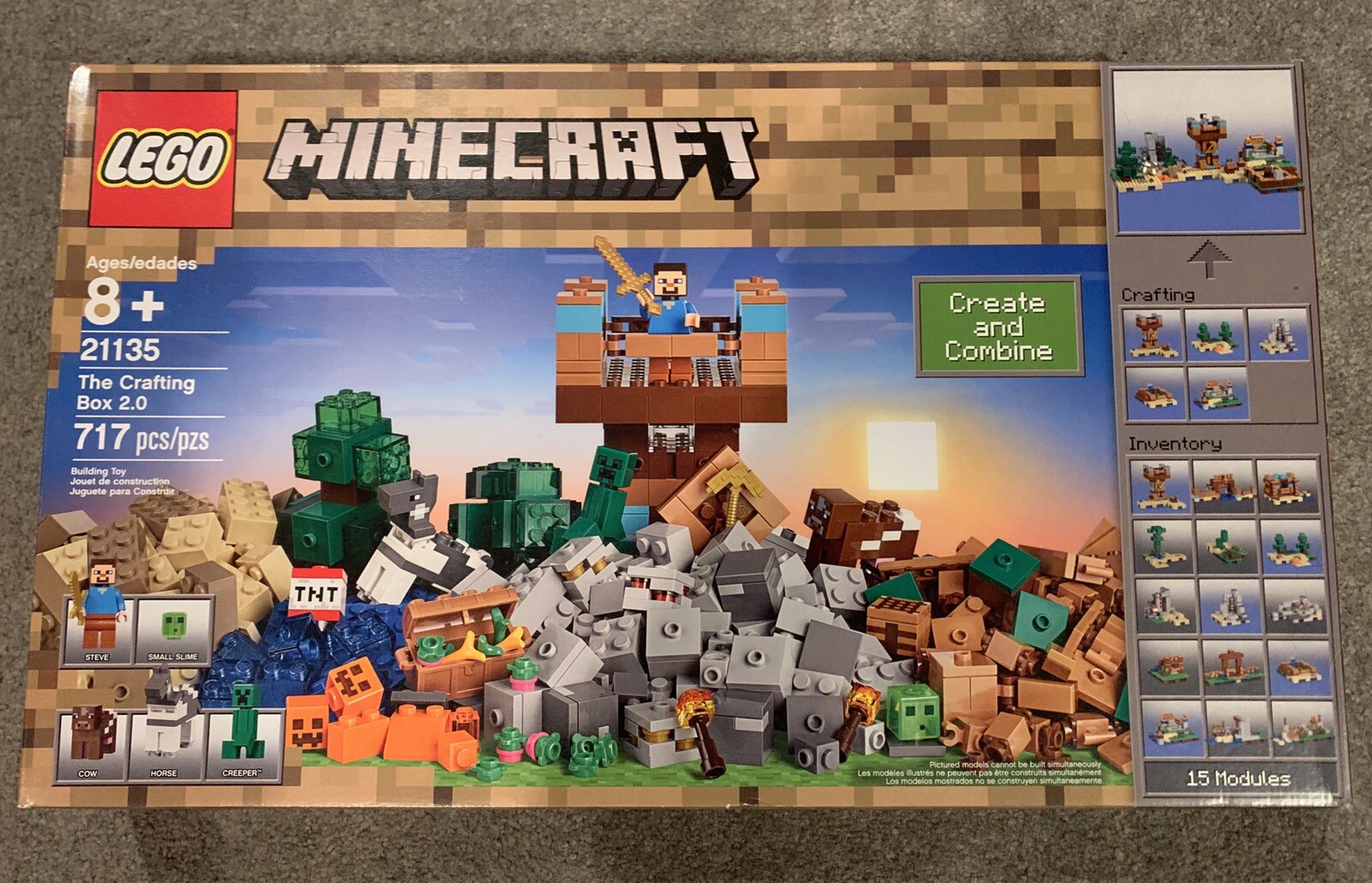 minecraft lego the crafting box 2.0