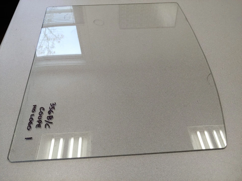 REPRODUCCIÓN USADA PORSCHE 356A 356B 356C CUPÉ PUERTA VENTANA CRISTAL SIN LOGO #1 Foto 4 de 4