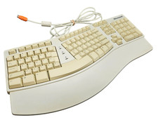 Vintage Microsoft Model E06401COMB Natural Ergonomic Wired Keyboard Elite