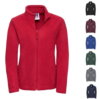 Russell Full Zip Anti Pill Fleecejacke Damen Frauen weich warm Outdoor Pullover