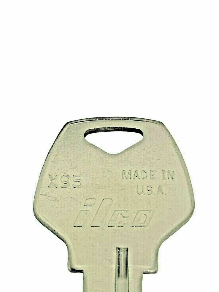 Chave em branco 1 1980-1985 Harley Davidson Tour Glide FLT X95 HY5 HD1 HL3 HAD4 HRD7 - Imagem 2 de 4