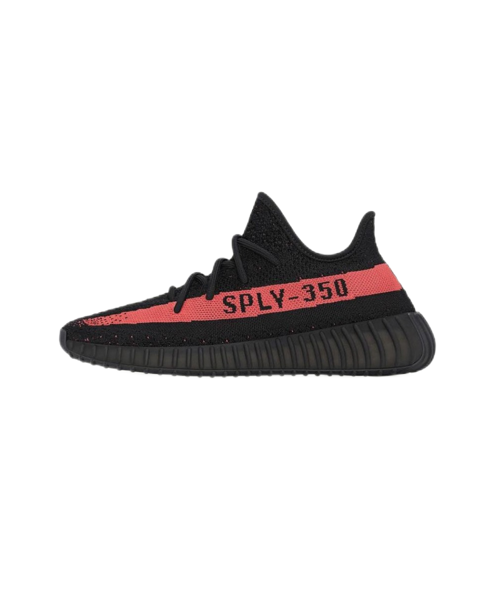Size 9.5 - adidas Yeezy Boost 350 V2 Low Red Stripe for sale