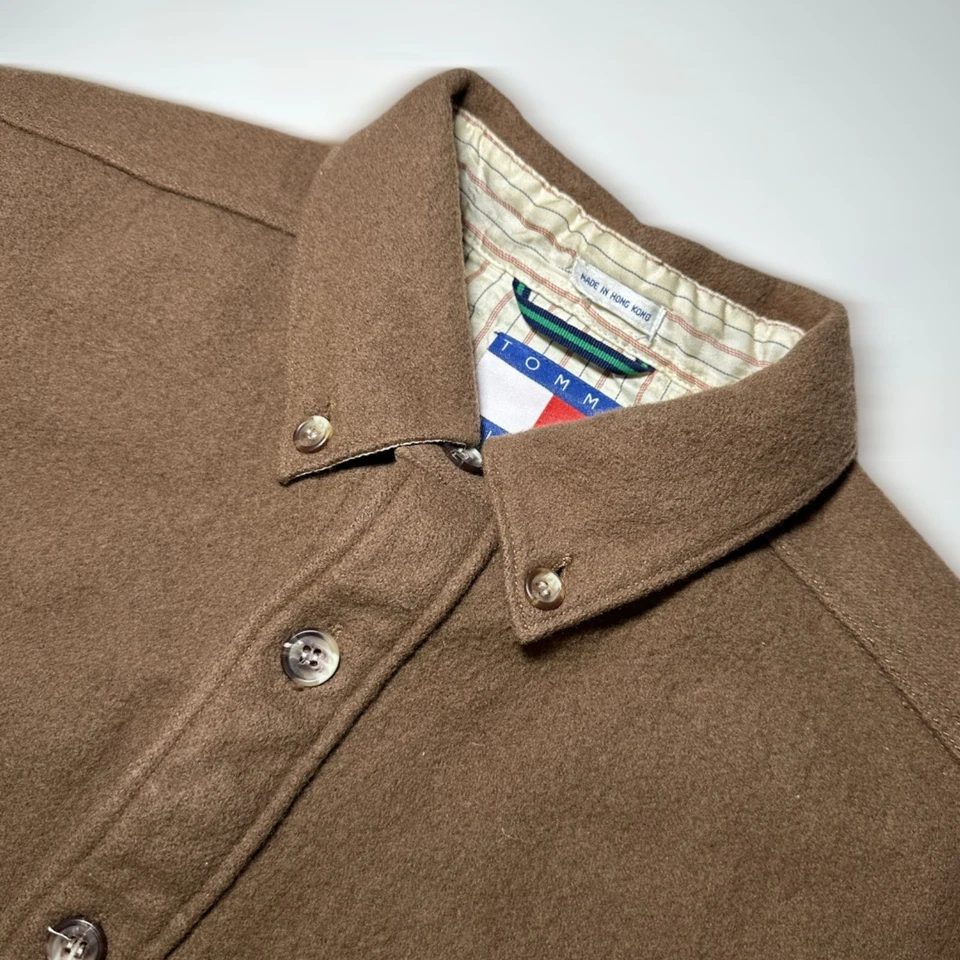 Camisa de trabajo Tommy Hilfiger de colección mezcla de lana pesada para hombre talla L Foto 3 de 4