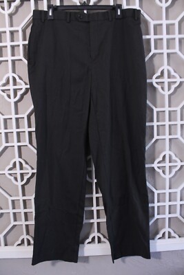 Ralph Lauren Pants Mens 36 Black Preppy Chino Work Business Stretchy Men 36x32