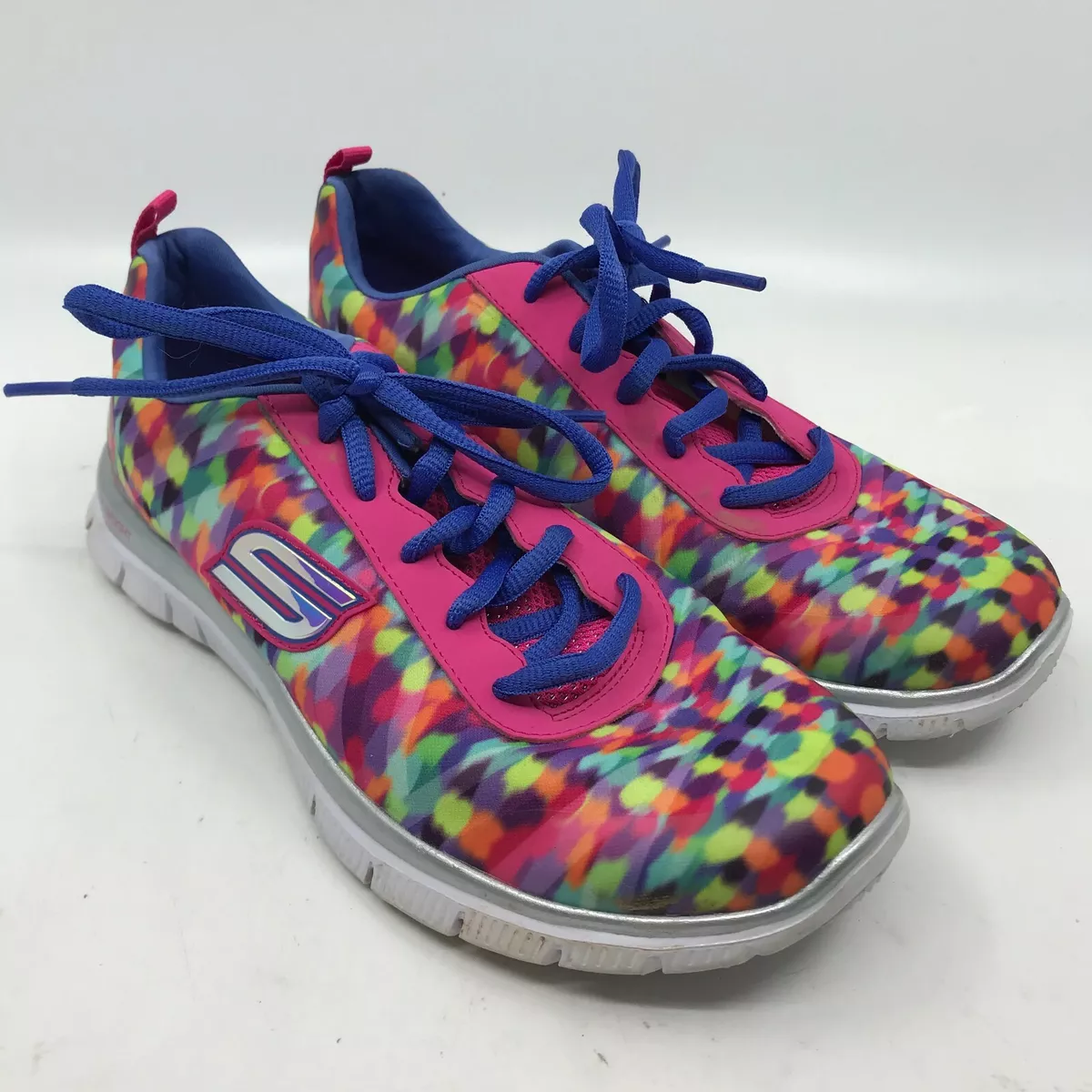 Multi on sale colored skechers