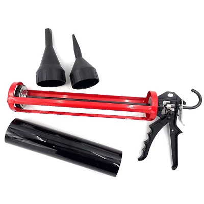 PROFESSIONAL TOOL INDUSTRIES Professional Pointing Mortar & Tile Patio Grouting Skeleton Gun Kit with Nozzles