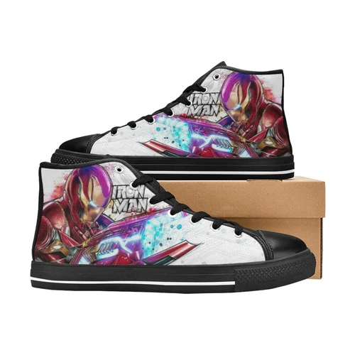 Iron Man Sneakers High Top Shoes
