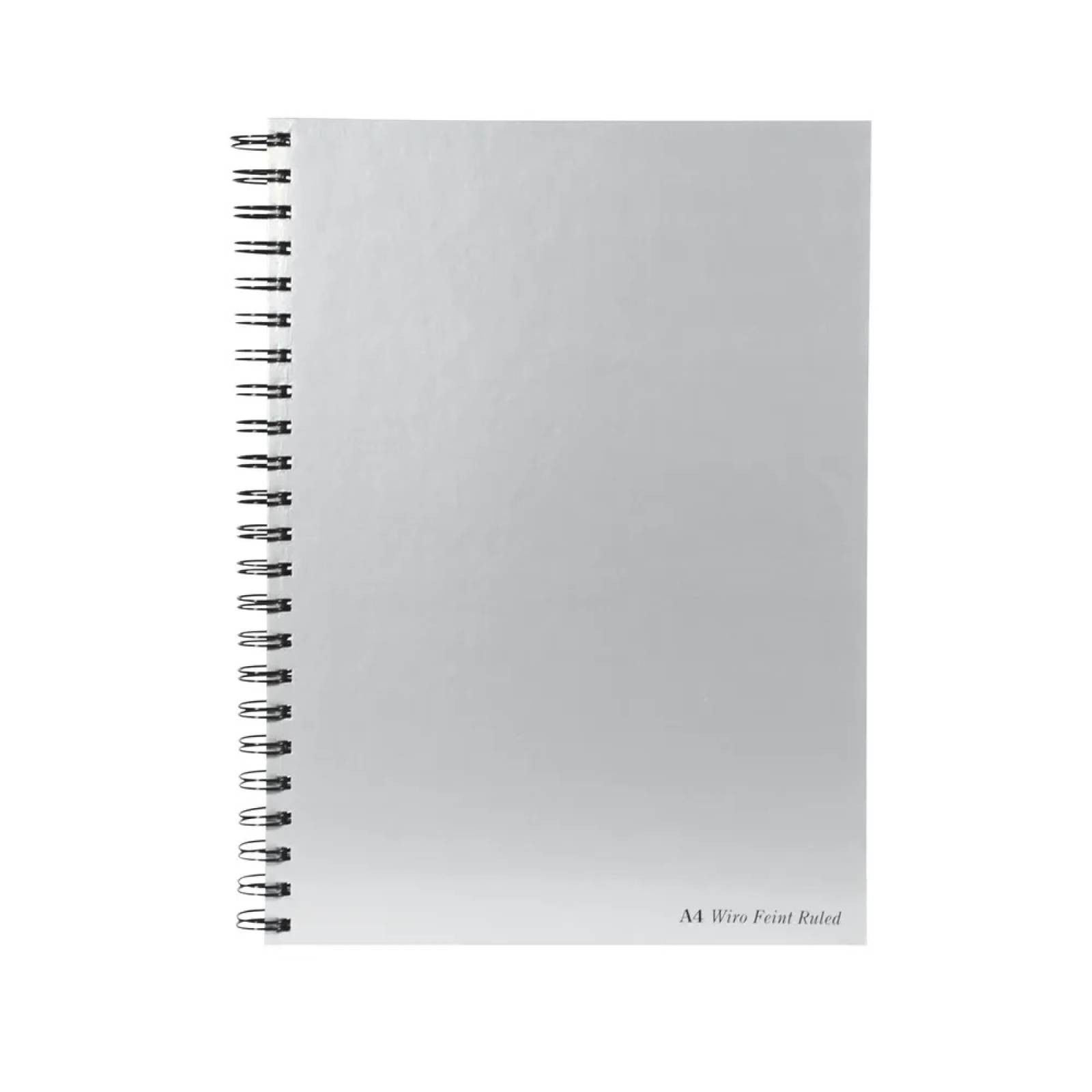 Pukka Pad A4 Hard Cover Notebook Ruled 160 Pages Silver Pack of 5 (WRULA4)