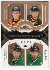 2016-17 Fleer Showcase Hot Prospects Quads KASE CRAMAROSSA DOWLING SMITH 102 399
