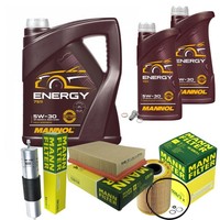 Mann Inspektionspaket Filterset 7L Mannol Energy 5W-30 FüR BMW E36 320I 328I