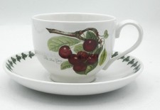 Traditional Footed Cup & Saucer Set by Portmeirion Duke Cherry Pattern : PRTPOM