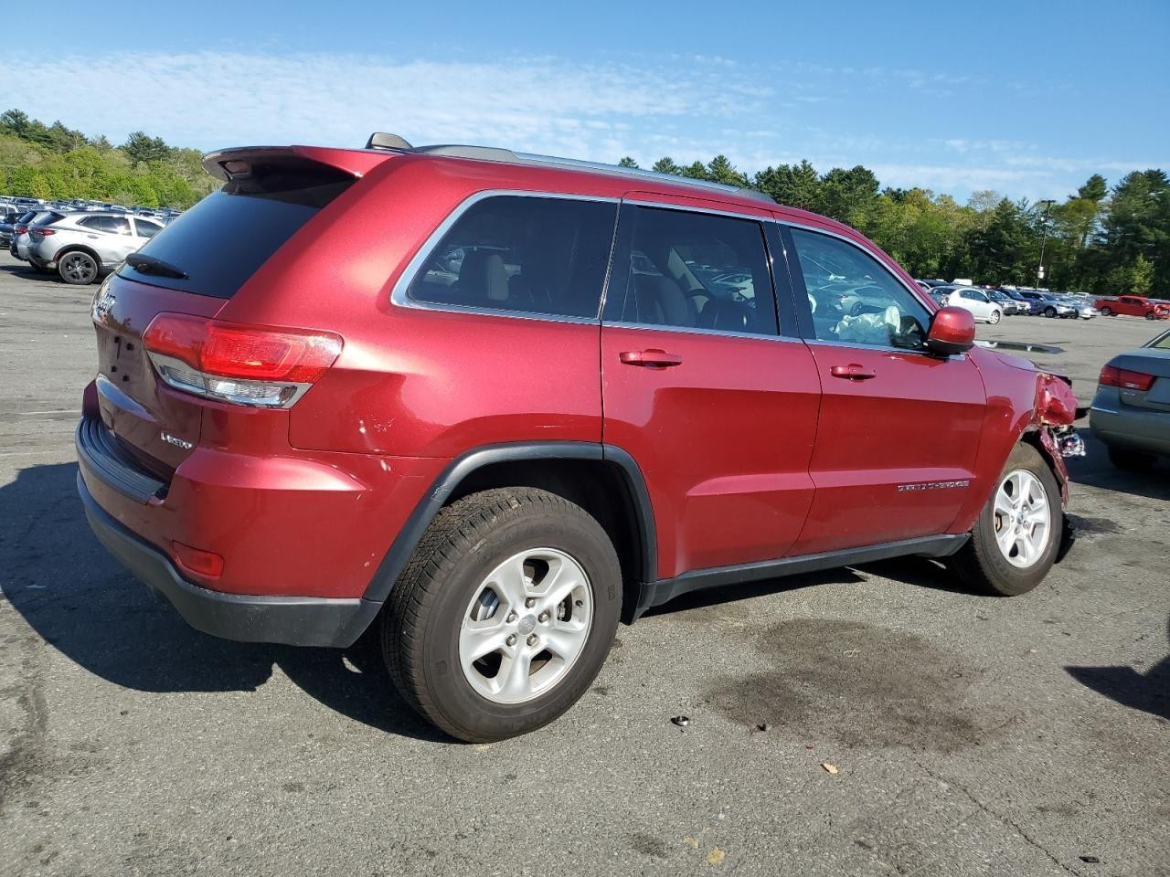 Used Deck Lid fits: 2014 Jeep Grand cherokee privacy tint glass w/rear view came
