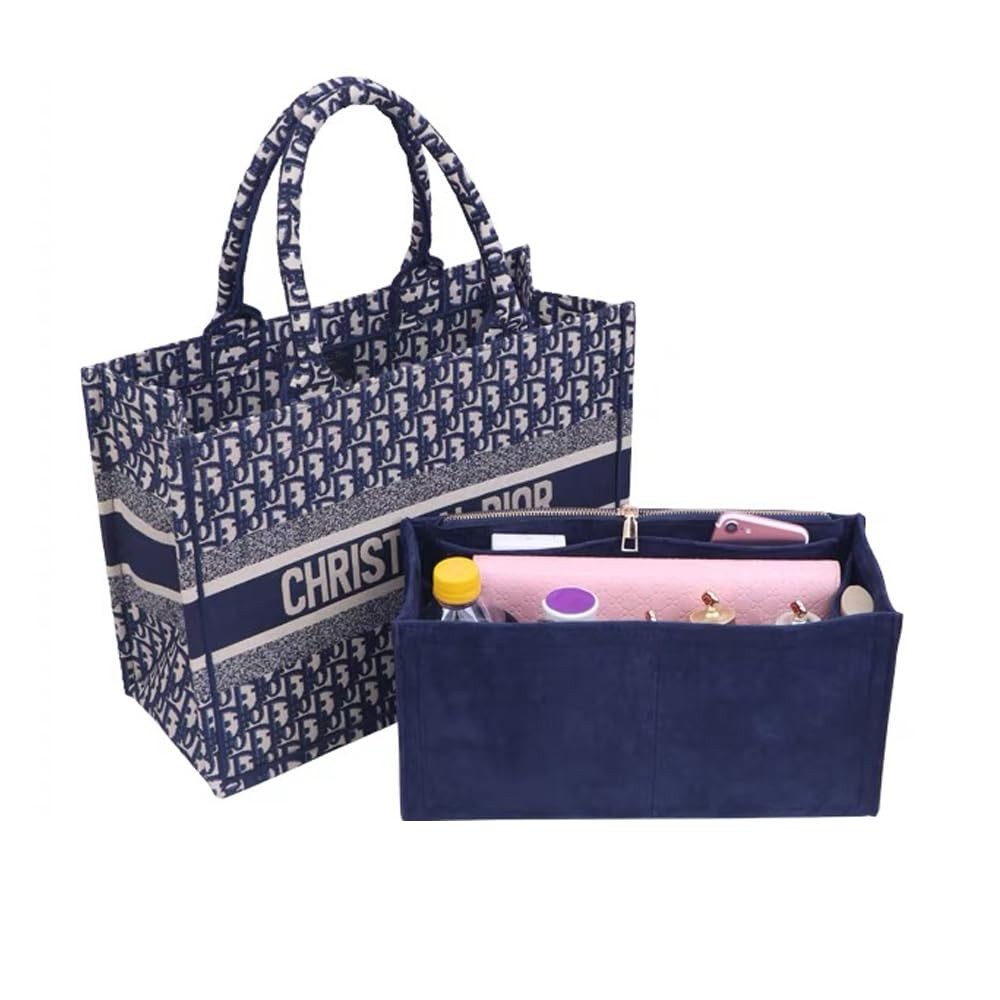 Dior Book Tote Large Bag Organizer Premium Felt Insert Purse Insert