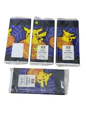 (4) Mantel de plástico vintage 2000 Pikachu Nintendo Pokemon Halloween 54"x96"