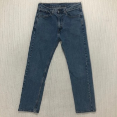 Levi Strauss 505 Jeans Mens W34 L32 Medium Wash Straight Fit Denim
