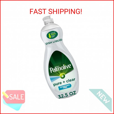 #ad #ad Palmolive Ultra Dishwashing Liquid Dish Soap Pure Clear Fragrance Free 32.5 $5.97