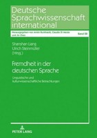 Fremdheit In Der Deutschen Sprache Ulrich SteinmüLler