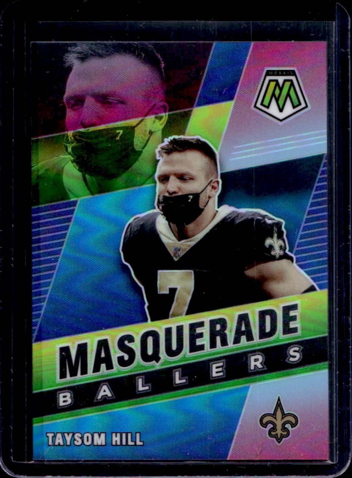 2021 Mosaic Taysom Hill Masquerade Ballers #MB-3 Saints