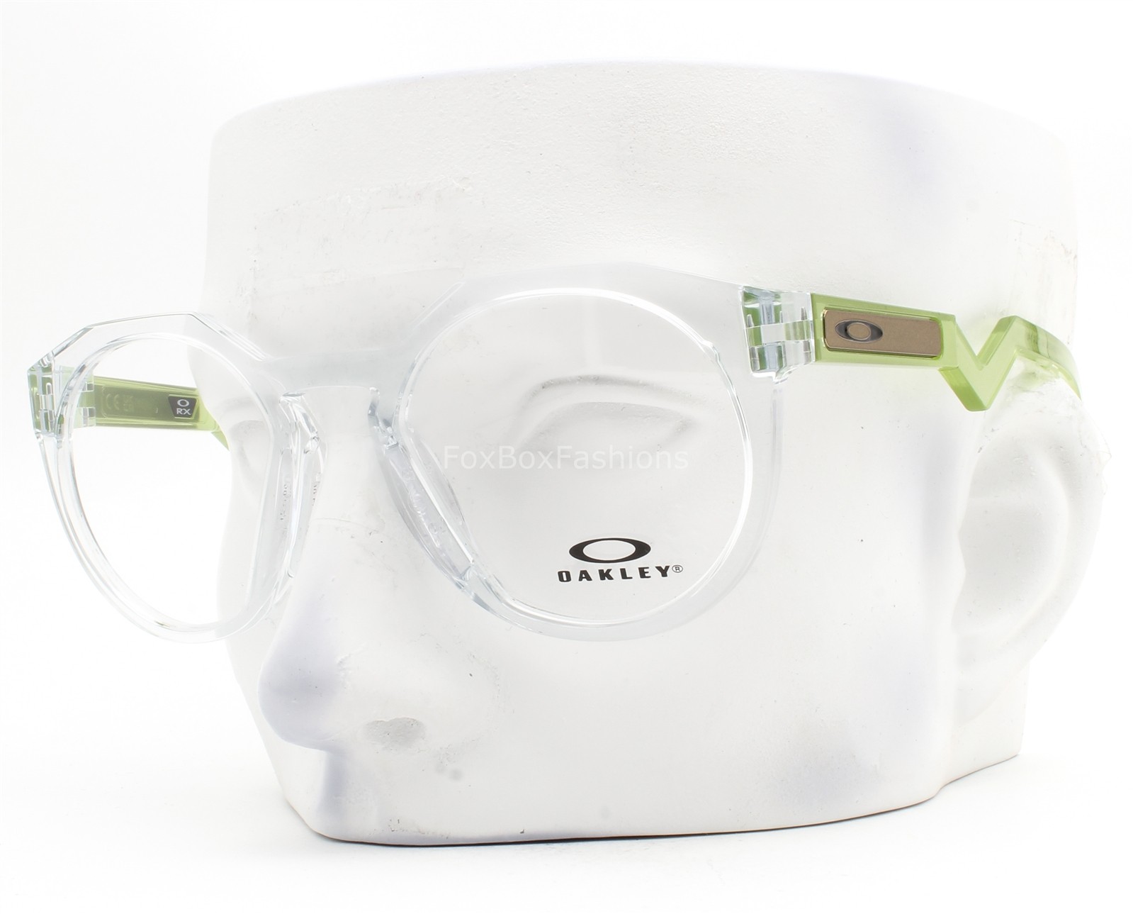 Ox8139-0750 Glasses Polished Clear Fern 50mm With Case