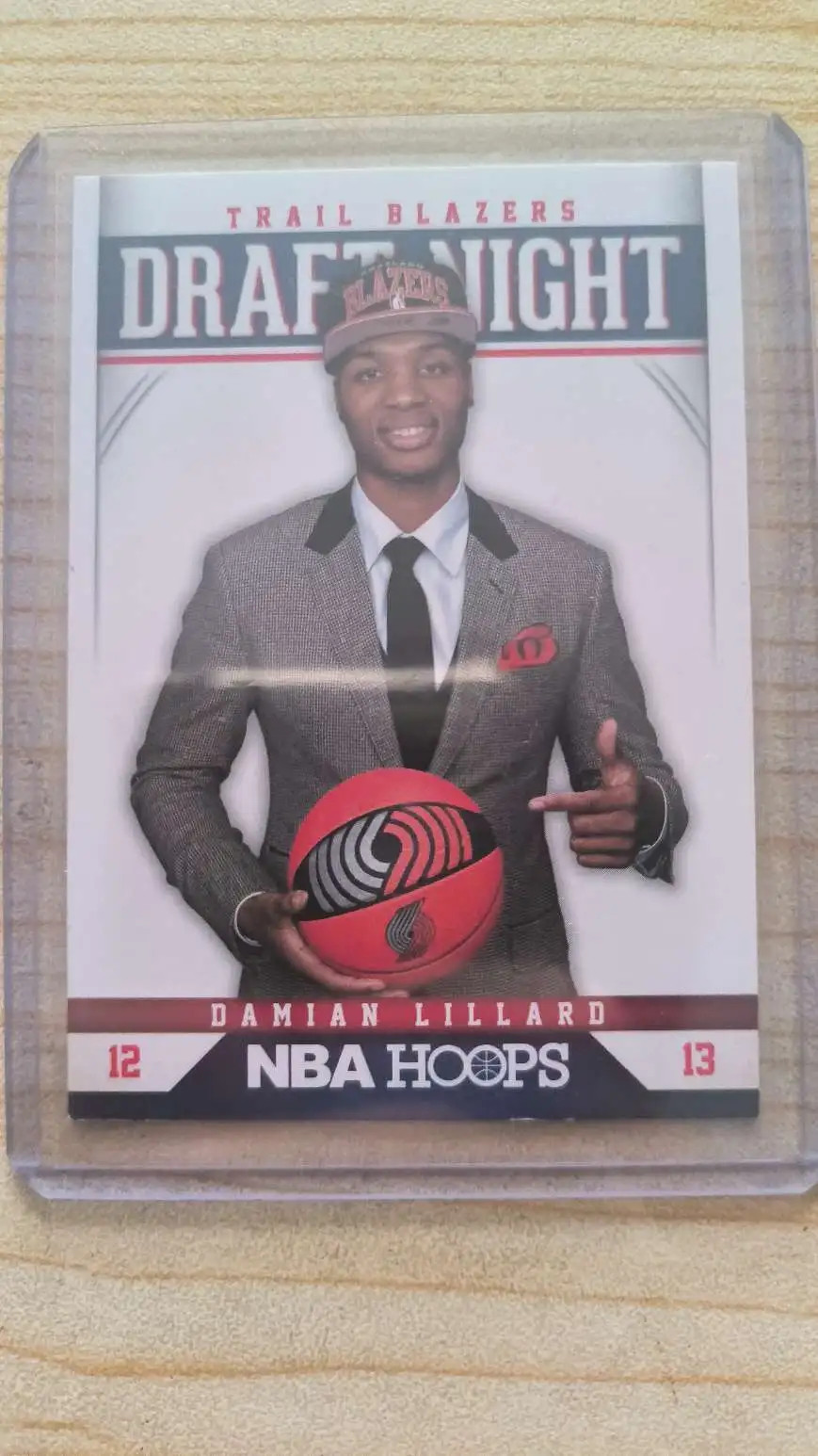 2012-13 NBA Hoops - Draft Night Damian Lillard #6 (RC) Rookie -JCZ