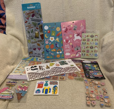711 Pc Huge Mixed Lot CELEBRATION, PARTY, FOOD, ANIMALS Scrapbook Stickers-NEW