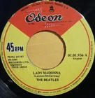 THE BEATLES Lady Madonna / The Inner Light 7"  45rpm from PERU Lennon McCartney