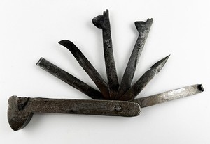 Medical / Veterinary Bloodletting Fleam, possible 19th C African Mark