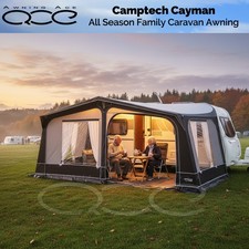 2026 Camptech Cayman Family Caravan Touring Awning Steel Frame