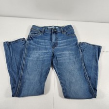 Wrangler Retro Slim Straight Jeans Kids Size 16 Regular Medium Wash Denim
