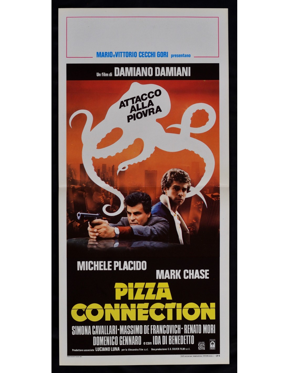 Locandina originale film Pizza Connection (1985) - Regia di Damiano Damiani