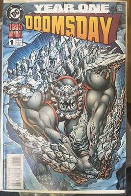 Year One Doomsday #1 - 1995 Annual - 1st Solo App Doomsday 1st Print DC 