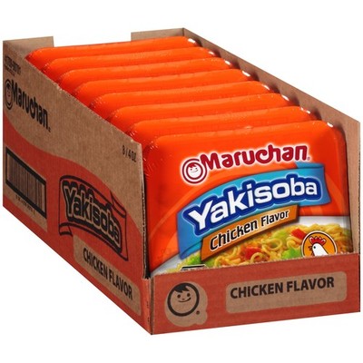 Maruchan Yakisoba, Chicken Flavor   Stir-Fried Japanese 4 Ounce (Pack of 8)