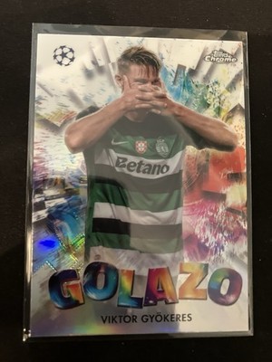 Viktor Gyökeres Golazo - Sporting Lissabon - Topps Chrome UCC 2024-25