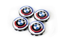 BMW Satz Nabenabdeckung Felgendeckel Nabendeckel 50 Jahre BMW M Ø 55 mm