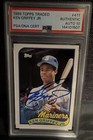 Topps 1989 Topps Traded Ken Griffey Jr Rookie #41T Auto PSA/