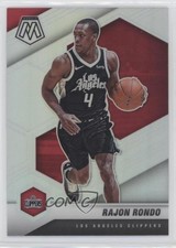 2020-21 Panini Mosaic Silver Prizm Rajon Rondo #61 3t1