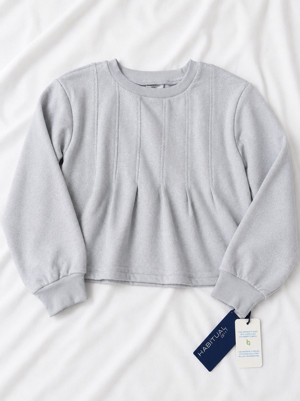 HABITUAL Girls Glitter Long Sleeve Top – Size 10 – NWT