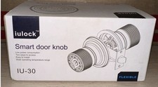 iulock Smart Door Knob IU-30 Flexible Dual Access Low Power Easy Install Home Se