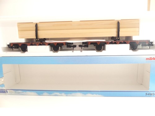 Märklin Maxi Spur 1 54804 Langholzwagen / Drehschemel in OVP GW61 | Zustand: Gebraucht